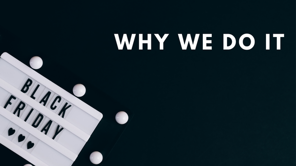 Why we take part in the discount game.