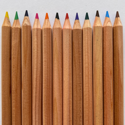 Unlacquered Colored Pencils Case/144