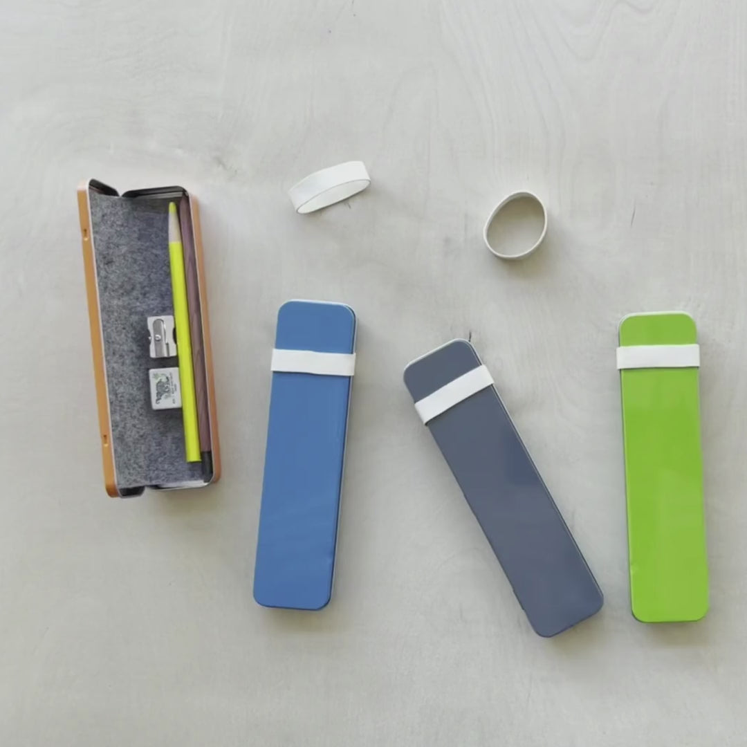 Zero-Waste Pencil Tin Set