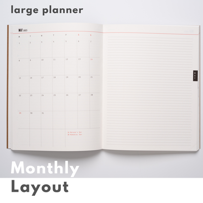 2023 Zero-Waste Weekly Planner LARGE