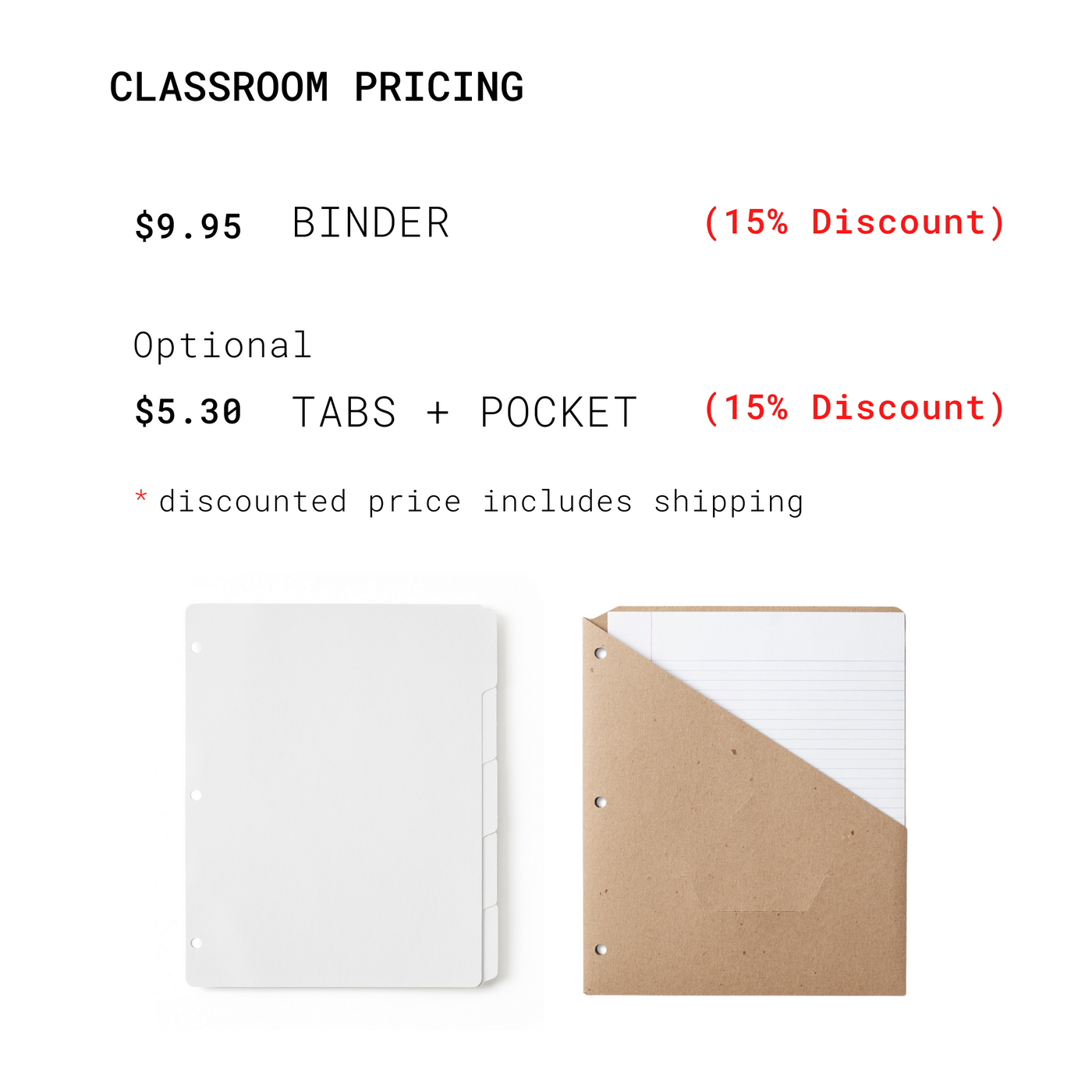 CLASSROOM SET: Zero-Waste Binders